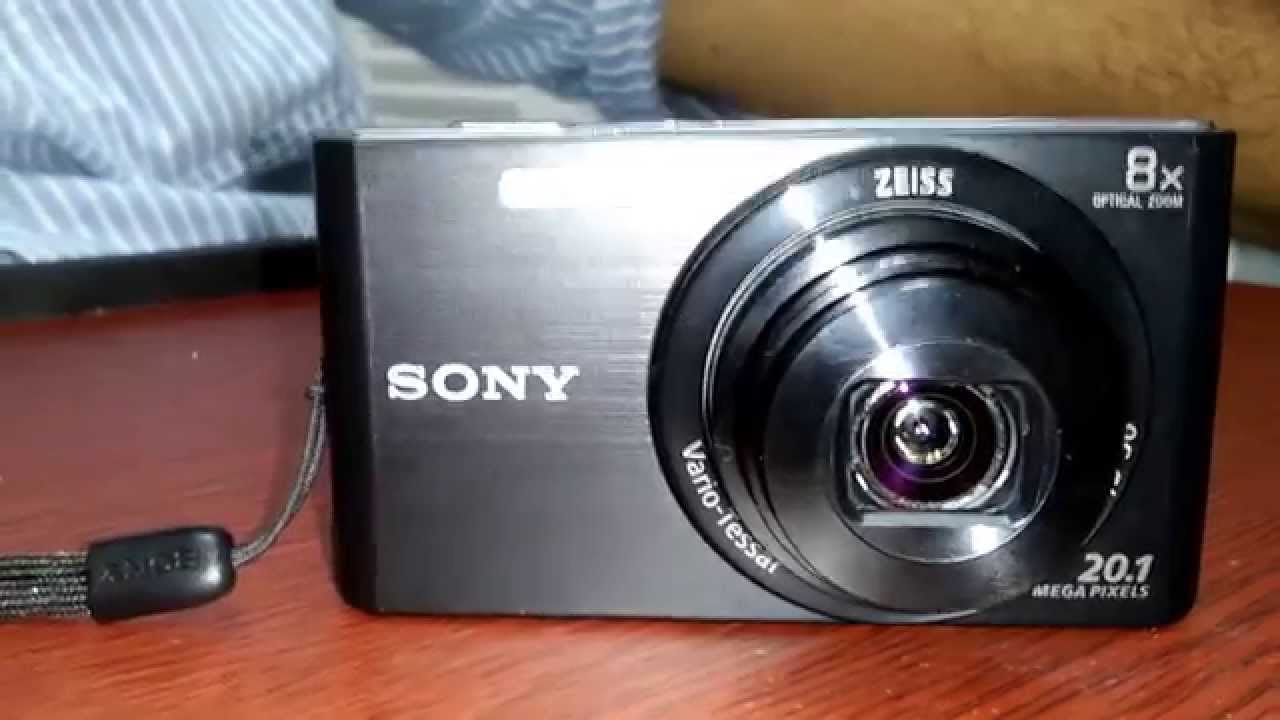 Sony CyberShot DSCW830 20.1 MP Digital Camera Unboxing & Review