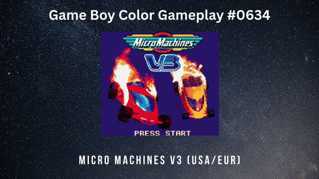 Micro Macines V3 (USA/EUR) (Game Boy Color / Gameplay #634) - YouTube