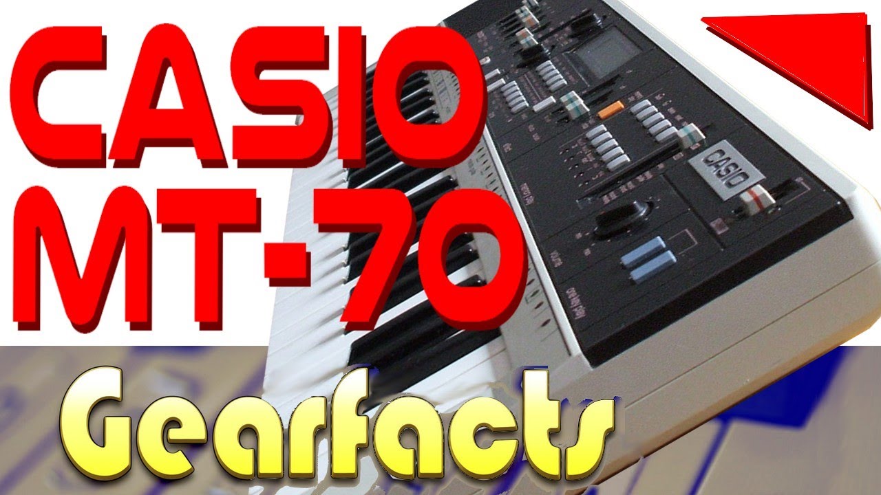Casio MT-70: Feels like a robot's dream - YouTube