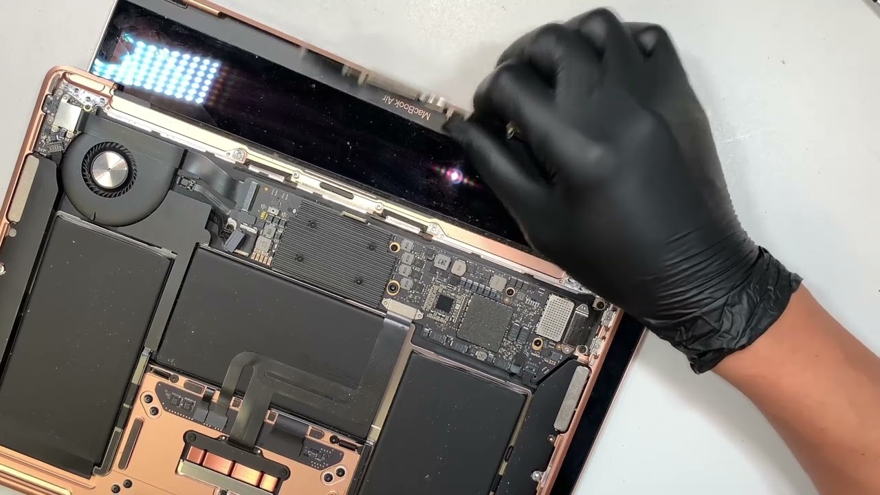 Macbook Air Rose Gold A2179 Screen Replacement - YouTube