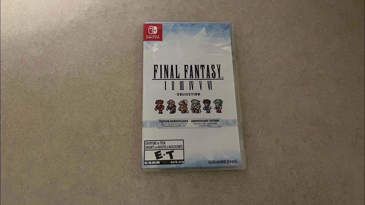 Unboxing FINAL FANTASY I-VI COLLECTION ANNIVERSARY EDITION