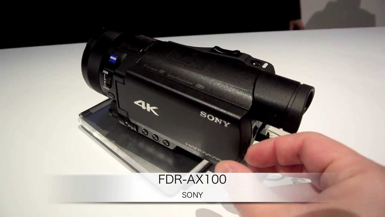 ソニー、デジタル4Kビデオカメラレコーダー「FDR-AX100」を3月14日から