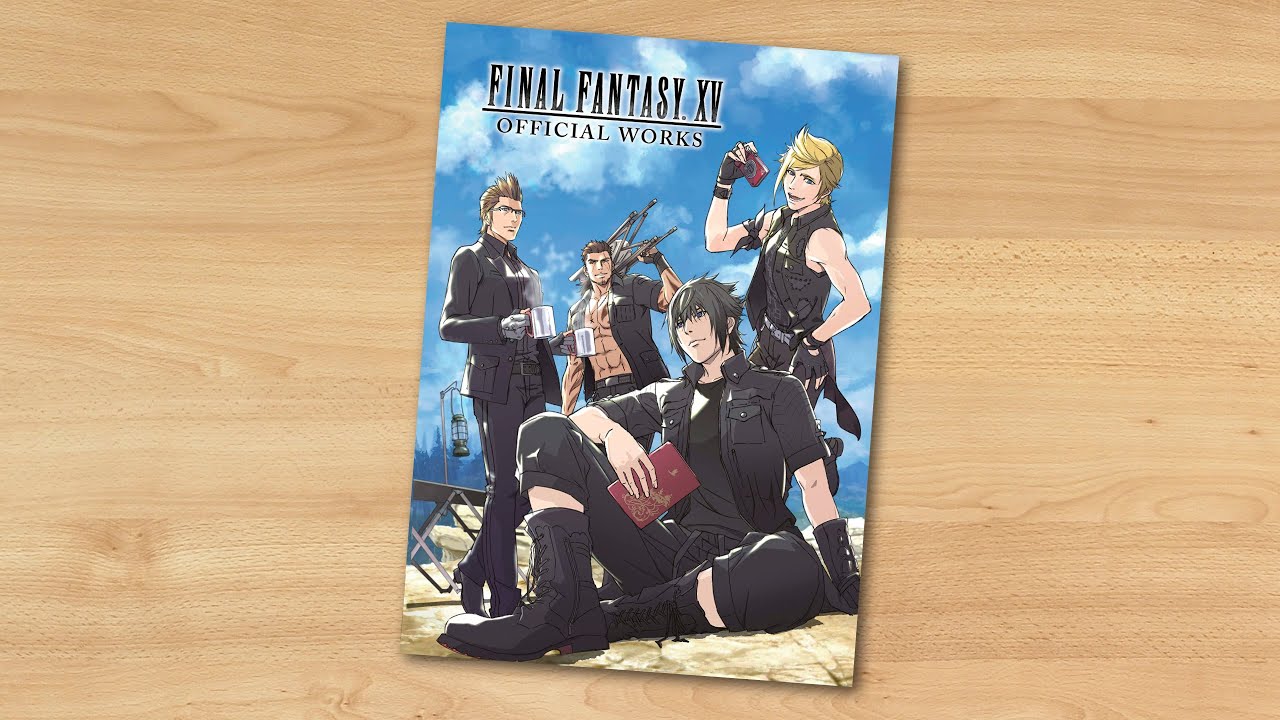 Final Fantasy XV Official Works (book flip) - YouTube