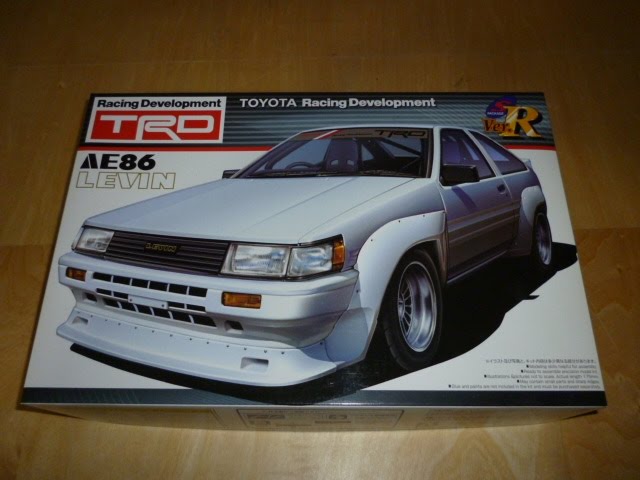 プラモ屋店長がお送りするキットレビュー アオシマ1/24SパケR TRD