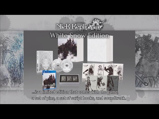 NIER REPLICANT VER.1.22474487139 WHITE SNOW EDITION Announced