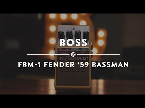 Boss FBM-1 Fender '59 Bassman | Reverb Demo Video - YouTube