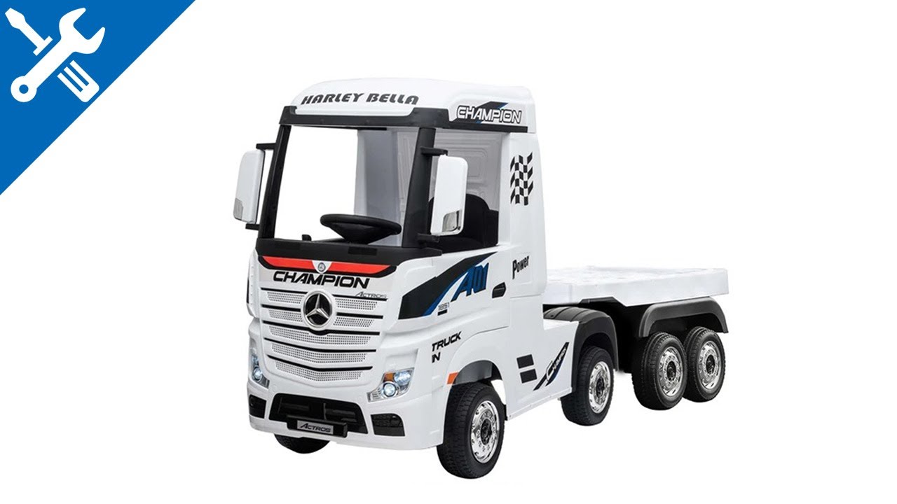 Mercedes-Benz アクトロス 2chリモコン ラジコン トレーラー Mercedes