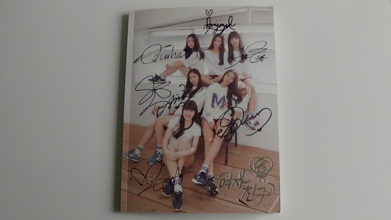 Unboxing GFRIEND 여자친구 1st Mini Album Season of Glass (Signed