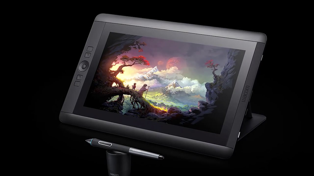 Wacom Cintiq 13HD Tekentablet DTK-1300 - YouTube