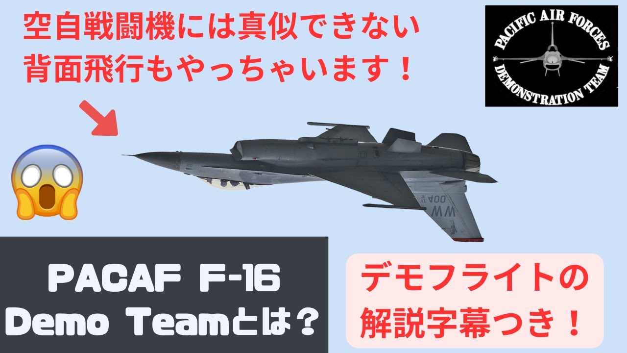 ありがとう【太平洋空軍 F-16 デモンストレーションチーム】2025年の
