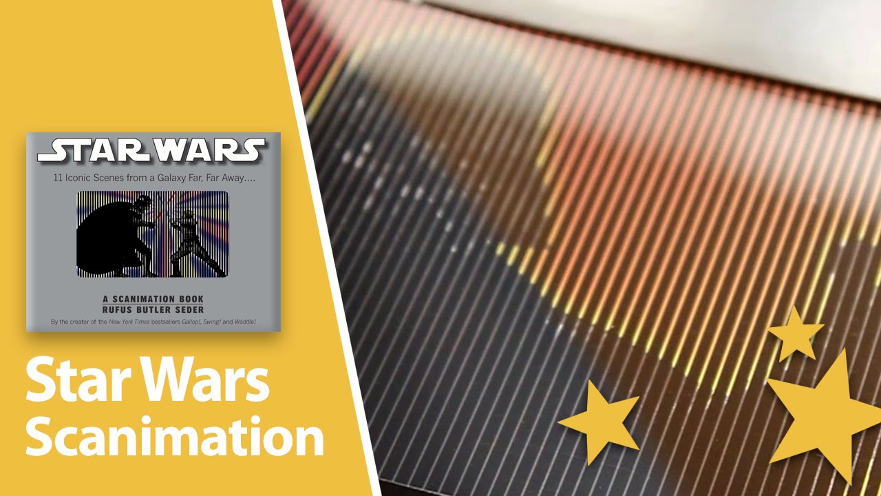 Star Wars: A scanimation Book (optical illusion) - YouTube