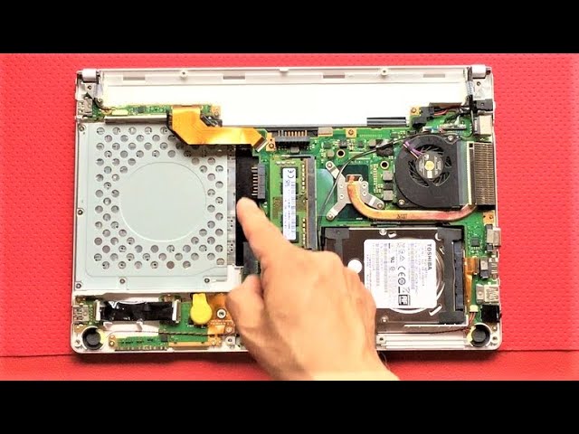 How to disassemble FUJITSU FMV LIFEBOOK SH75/B1 - YouTube