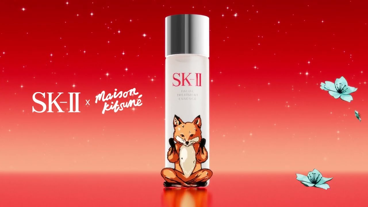SK-Ⅱ×MAISON KITSUNÉ】コラボデザインのピテラエッセンスが限定コフレ