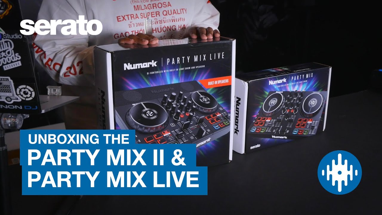 Numark Party Mix II & Party Mix Live Unboxing | First look with