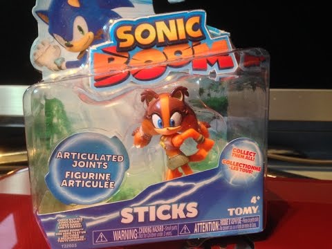 SONIC BOOM Sticks Figure Review - YouTube