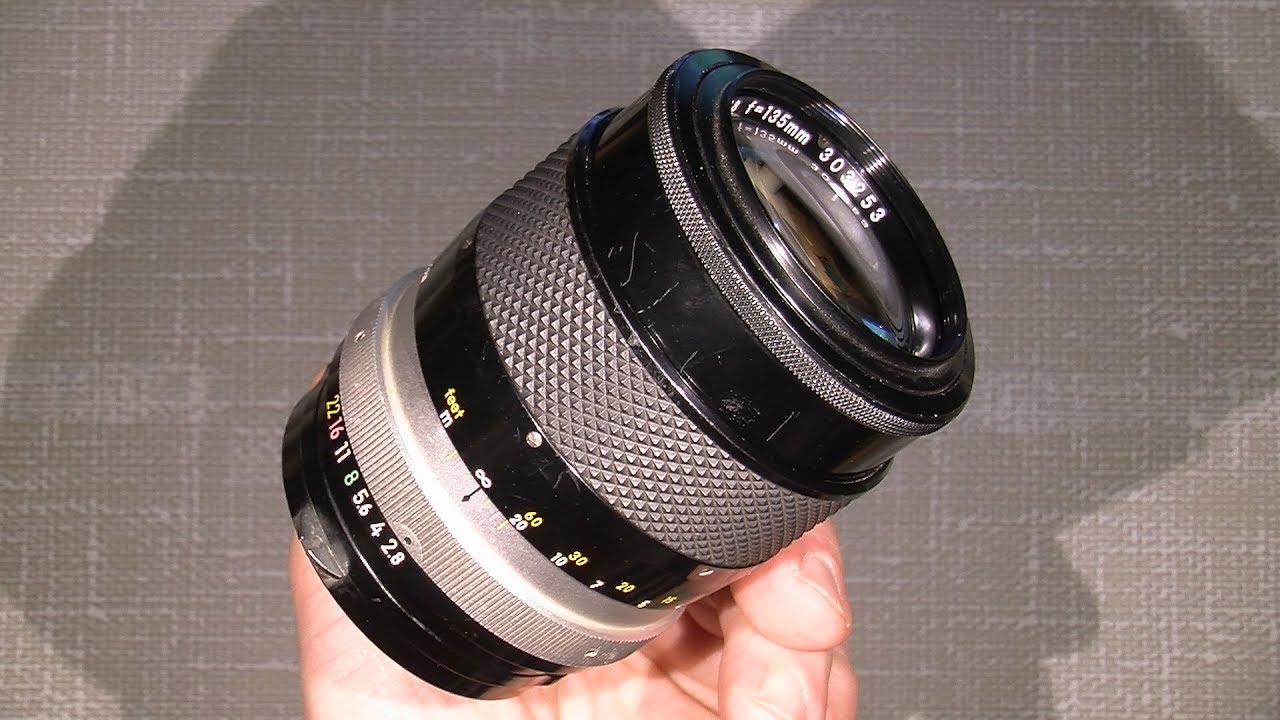 Cleaning lens element's in Non-Ai Nikkor-Q Auto 1:2.8 f=135mm