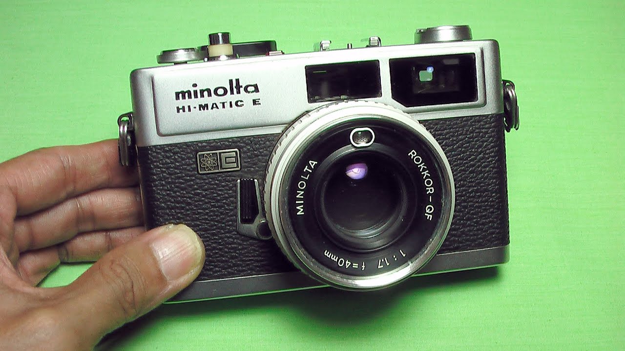 ミノルタ ハイマチックEの使い方 MINOLTA HI-MATIC E How to use