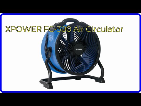 REVIEW (2026): XPOWER FC-300 Air Circulator. ESSENTIAL details