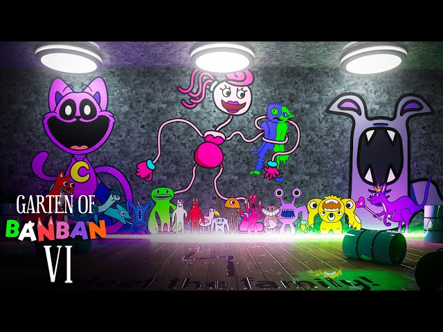Garten of Banban 6 - ALL NEW BOSSES + POPPY PLAYTIME (Gameplay #54