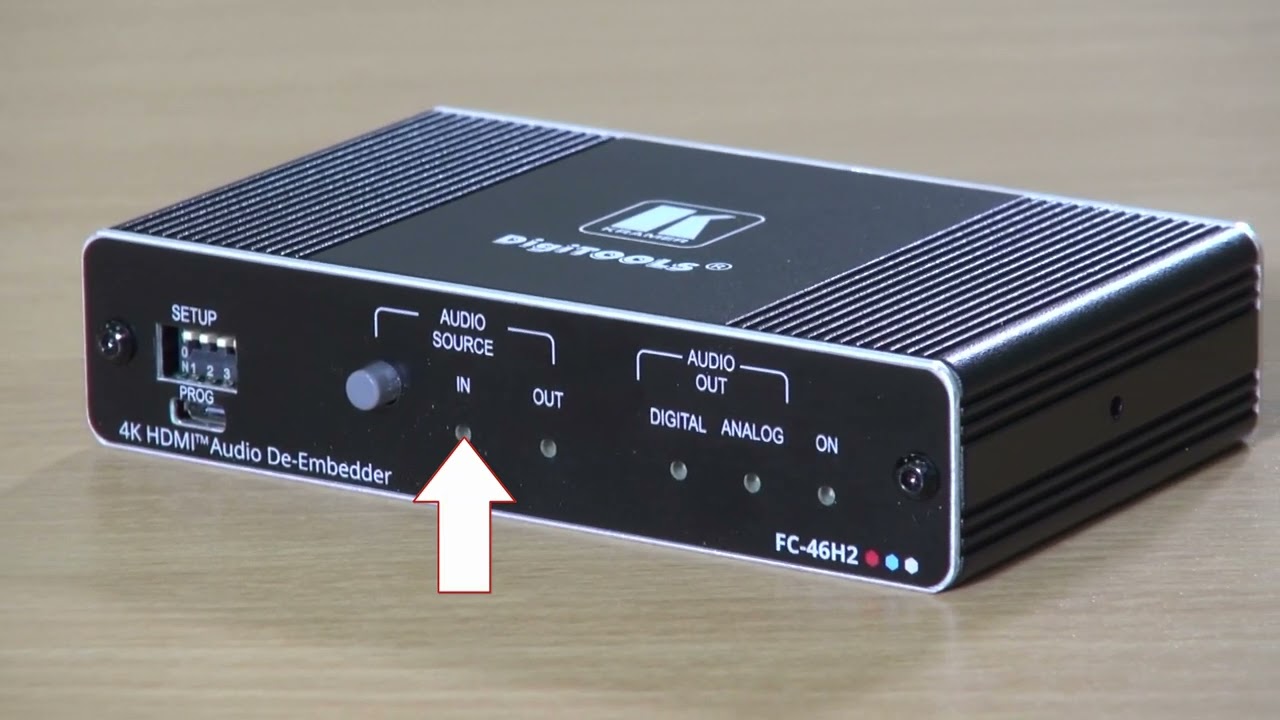 Introduction to Kramer FC-46H2 HDMI Audio De-Embedder - YouTube