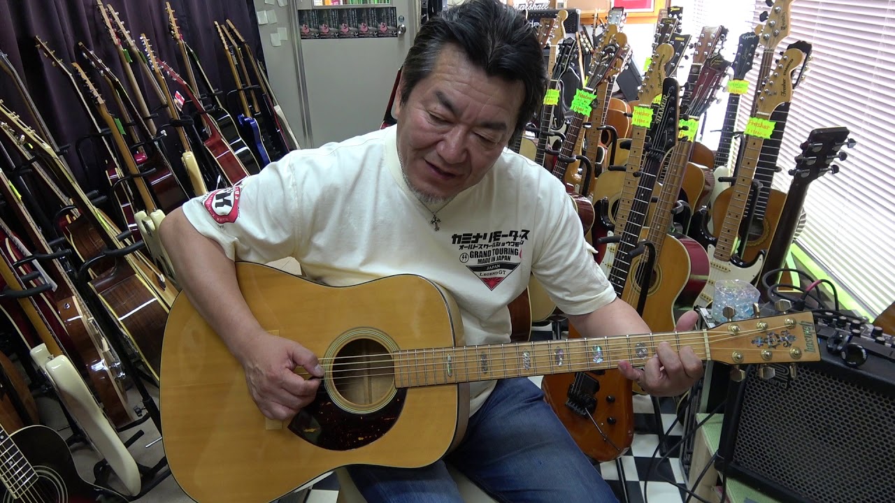 70年代 TOMSON GW-650（ヤマキ製） ギターフロンティア - YouTube