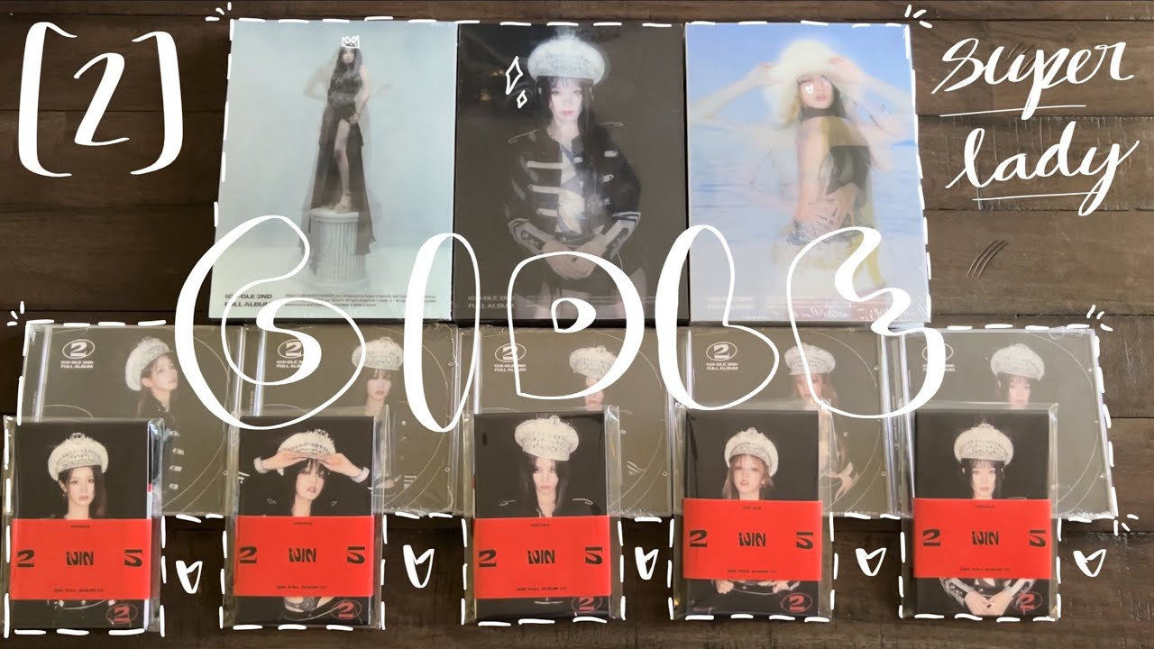 unboxing (g)i-dle's 2nd full album [2] 🪩 | all standard, OT5