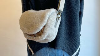 ebagos / ボディバッグS・ウールボア | anouk