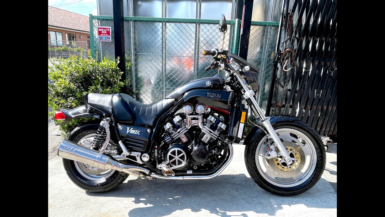 YAMAHA V-MAX 3UF/スーパートラップ製スリップオンマフラー装備 - YouTube