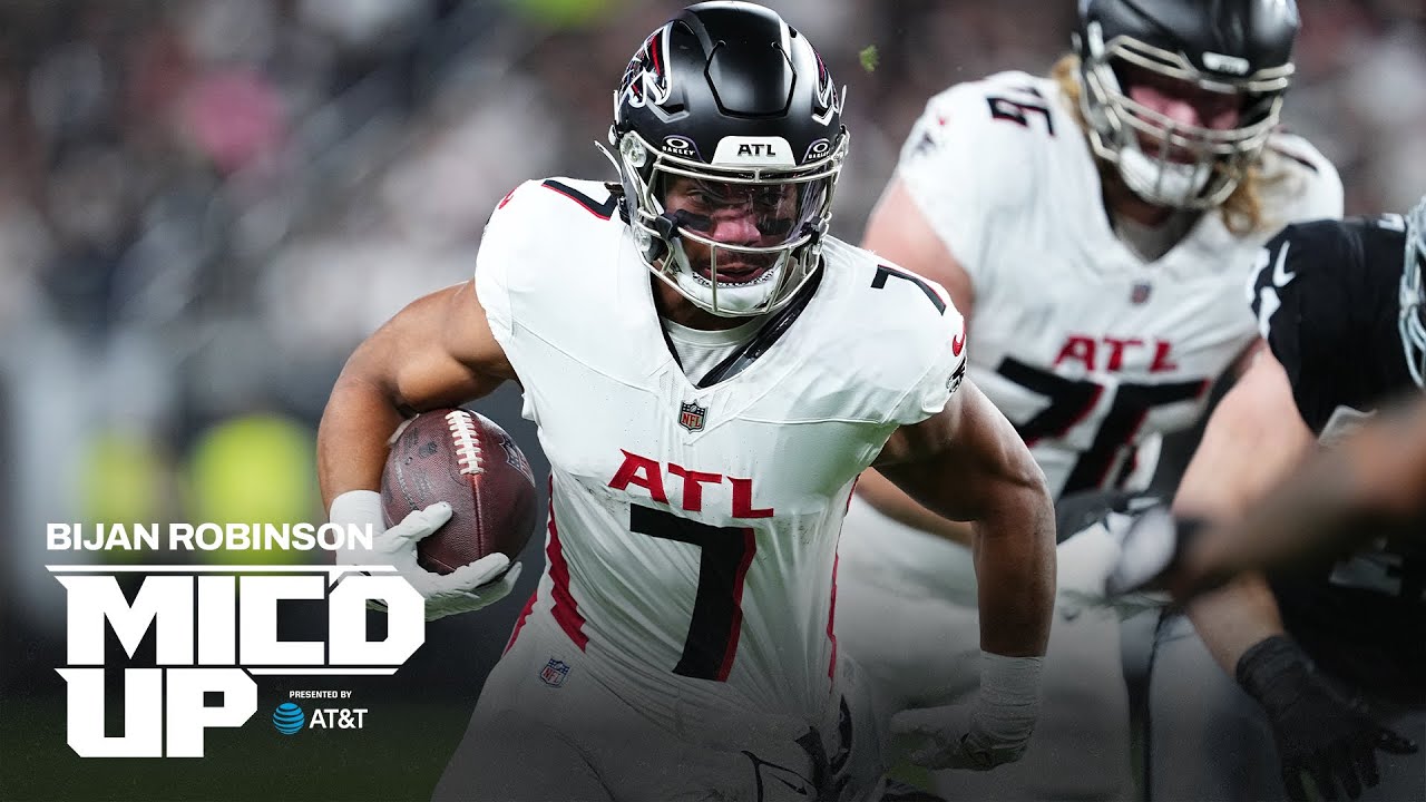 Bijan Robinson is Mic'd up in Monday Night Football win over the