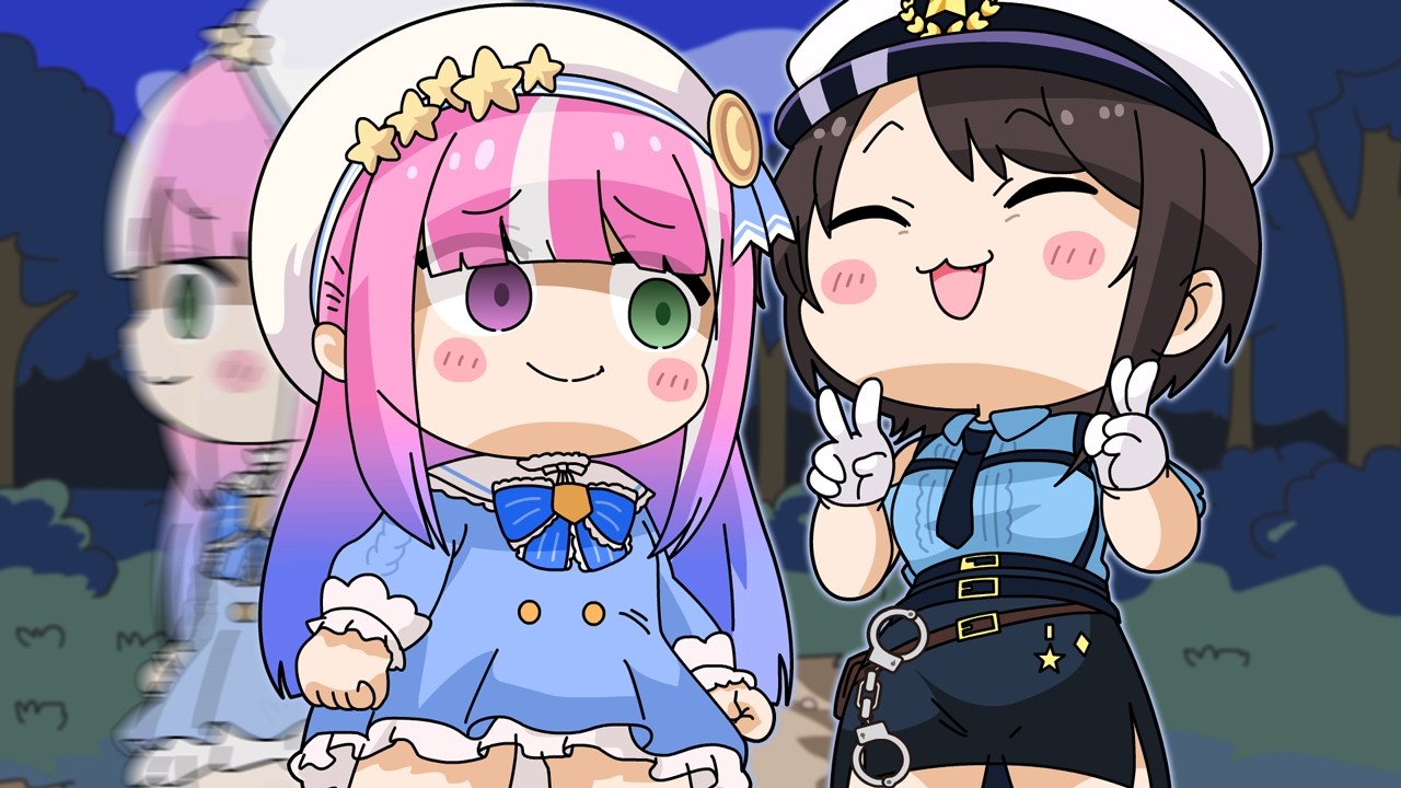 手描き】しゅばの解像度低めアテレコを3度見するルーナ【姫森ルーナ