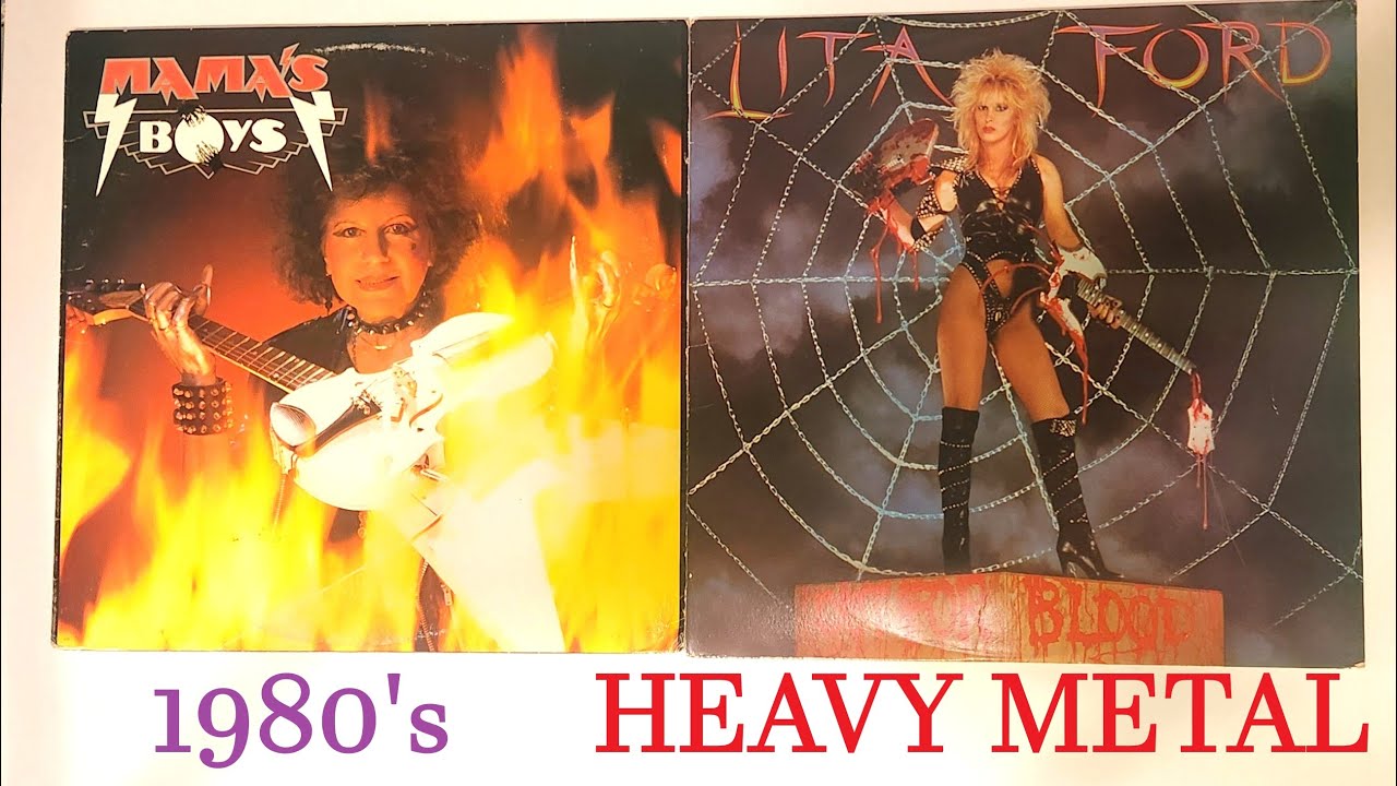 HEAVY METAL Vinyl Record Collection of the 1980s. Flip video - YouTube