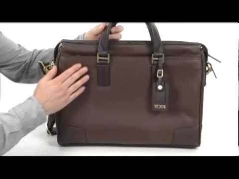 Tumi Beacon Hill - Irving Slim Leather Brief SKU:#8160037 - YouTube