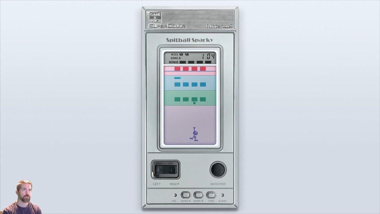 Nintendo Game & Watch: Spitball Sparky MAME Gameplay - YouTube