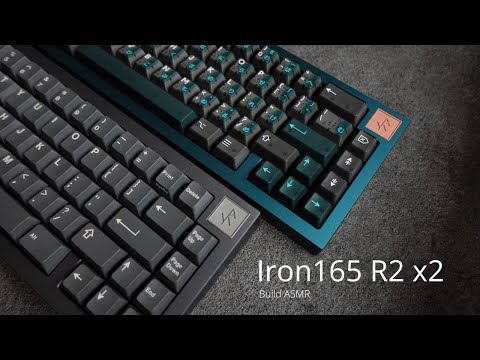 Most GORGEOUS keyboard of 2022! Building 2x Iron165 r2 - YouTube