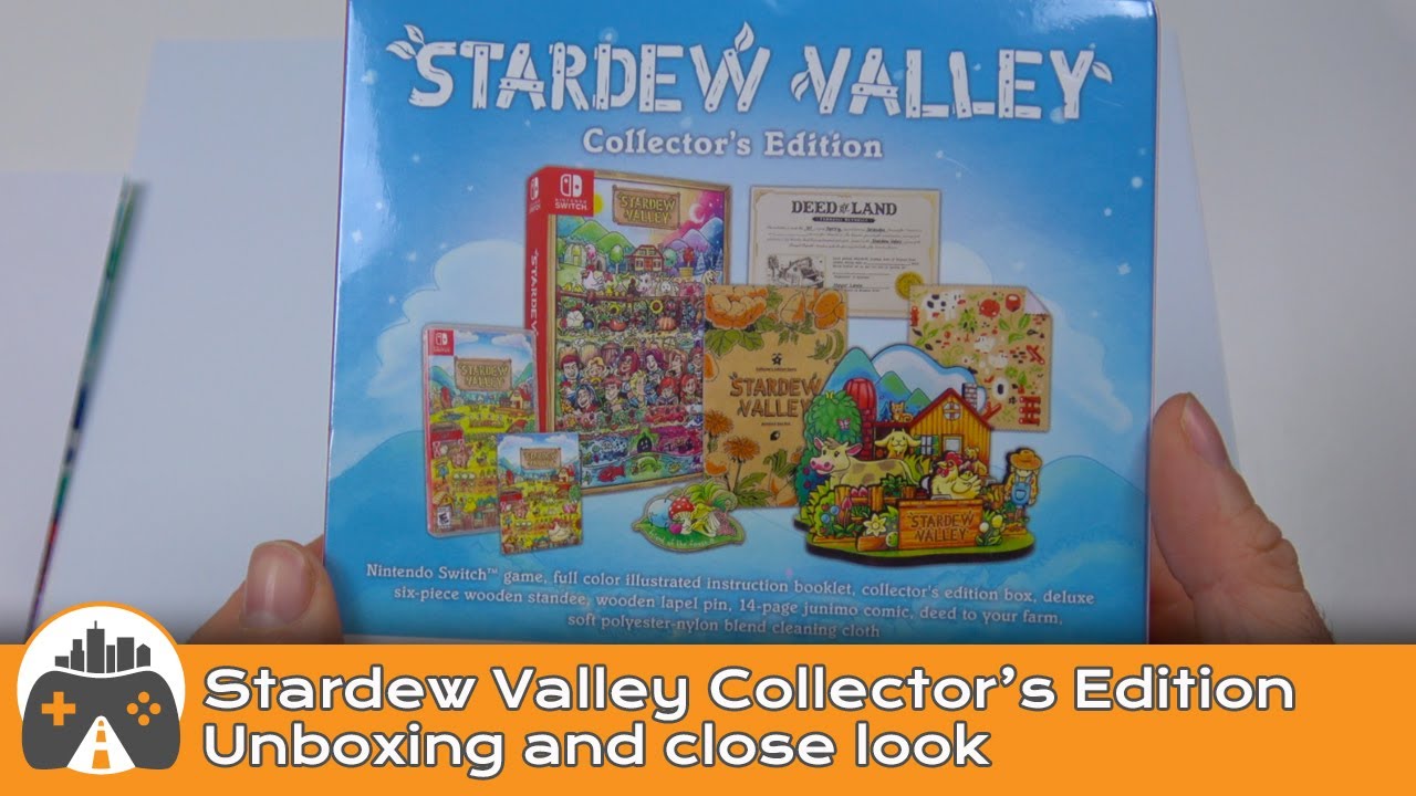 Unboxing] Stardew Valley: Collector's Edition - YouTube