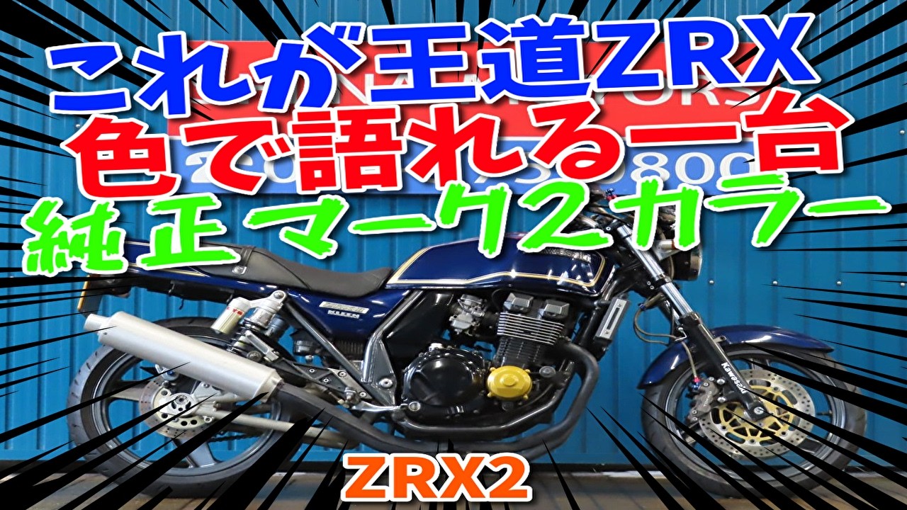 □Shiina Motors Ichikawa Store Base Vehicle□Kawasaki ZRX2 Mark II