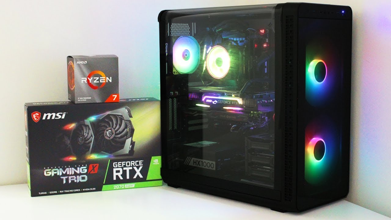 $1600 Gaming PC Build | Ryzen 7 3700X and RTX 2070 SUPER + 4K