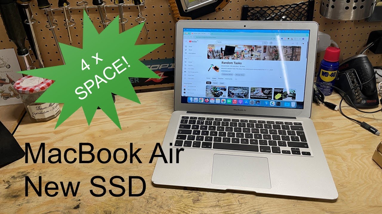 2013 MacBook Air SSD Replacement - YouTube