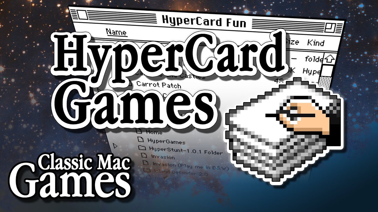 HyperCard Games | Classic Mac Gaming - YouTube