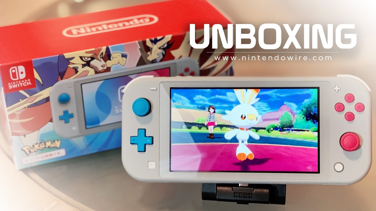 Pokémon Sword & Shield Special Edition Switch Lite | Unboxing and