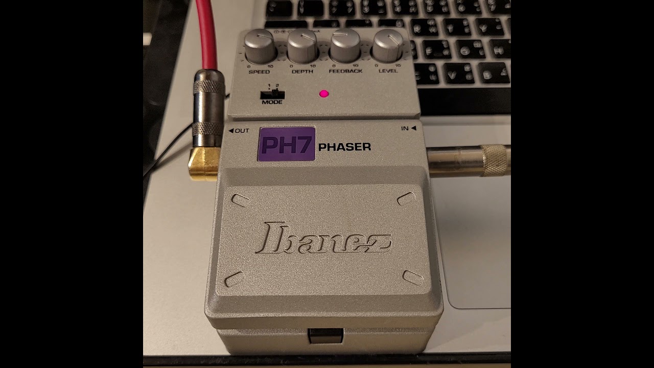 Test Ibanez PH7 Phaser - YouTube