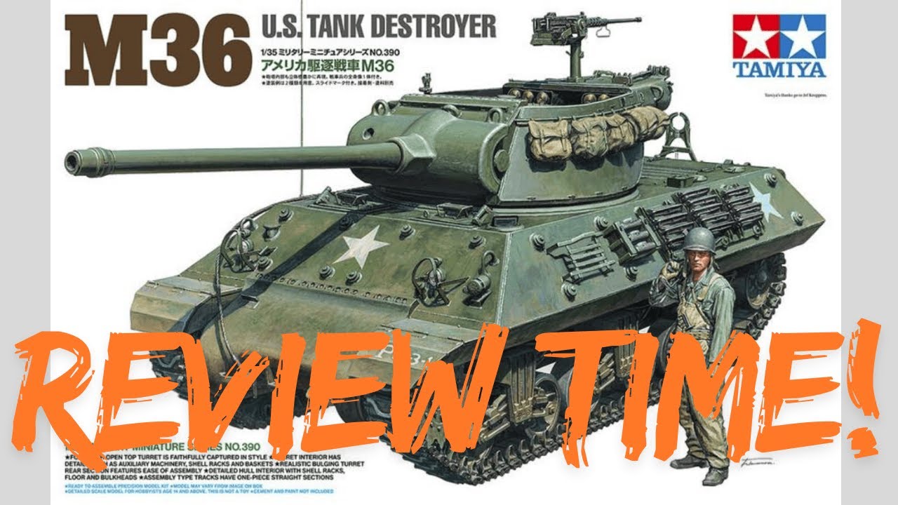 Tamiya M36 “Jackson” Tank Destroyer Scale Model Review & Sprue