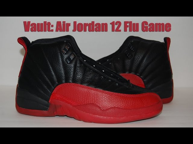 Vault: Air Jordan 12 Original (OG) Flu Game - Bred 1997 - YouTube