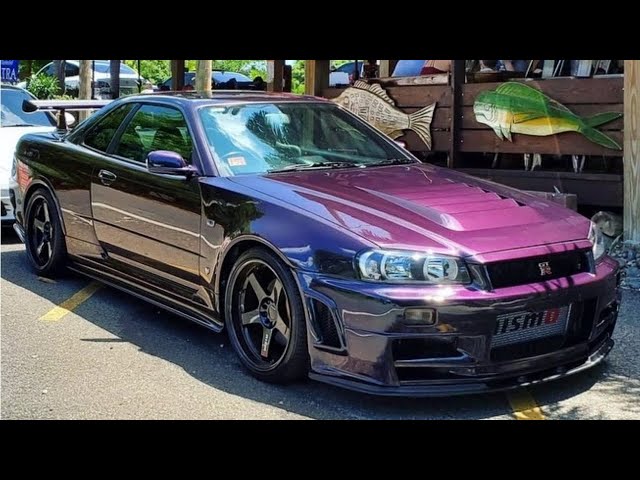Ricardo's MNPII Nissan Skyline GT-R R34 V-Spec on the way to the