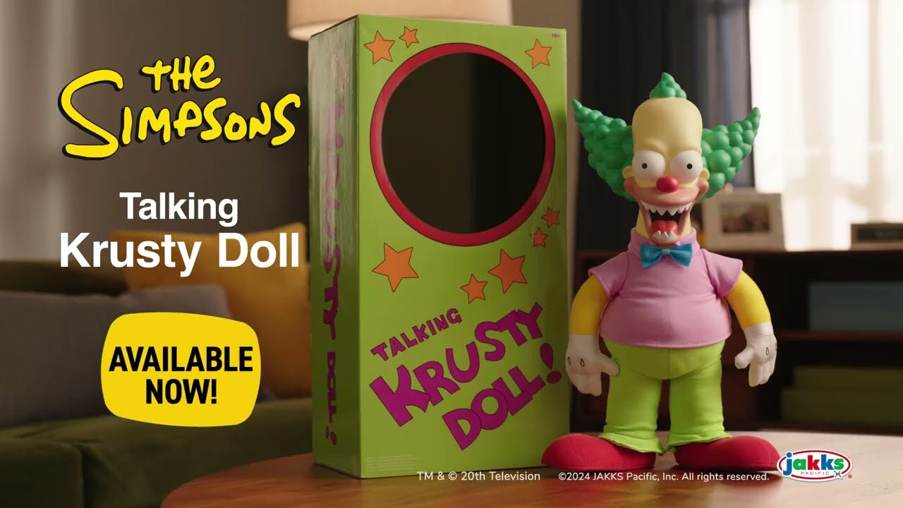 The Simpsons Talking Krusty Doll | JAKKS Pacific - YouTube