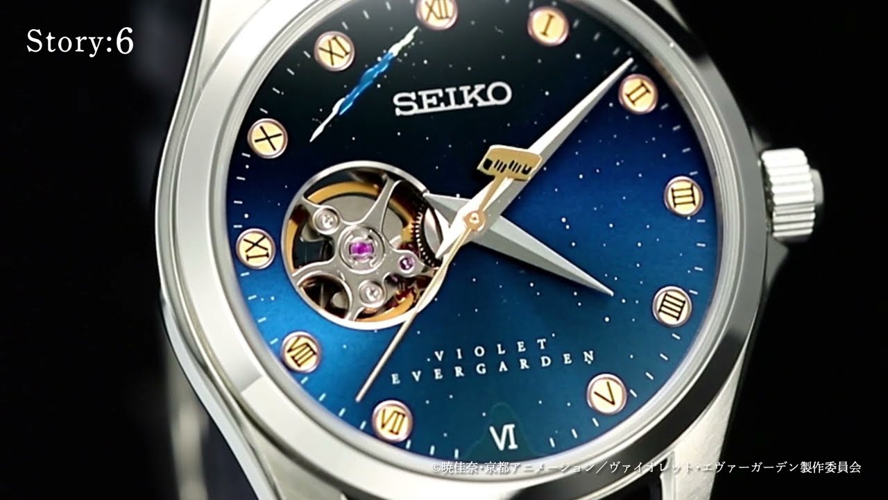ヴァイオレット・エヴァーガーデン 機械式腕時計【Story:6／Story:10