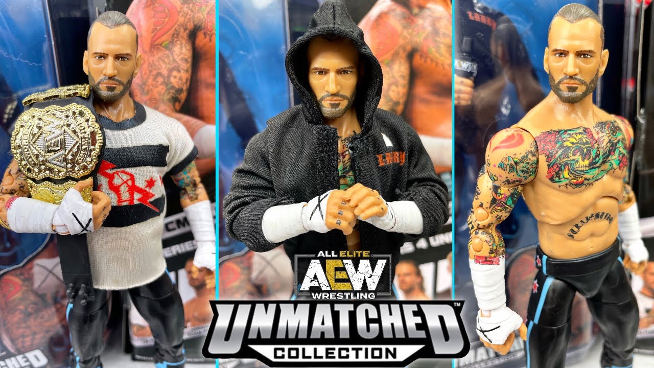 AEW UNMATCHED SERIES 4 CM PUNK FIGURE REVIEW! - YouTube