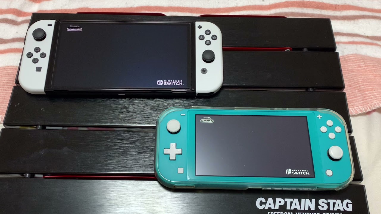 新型有機ELとスイッチライト switch モンスターハンターライズ 起動