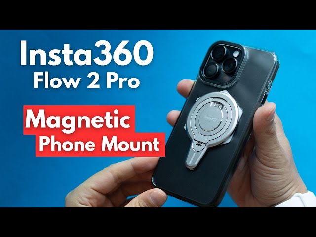 Insta360 Flow 2 Pro Magnetic Phone Mount - MagSafe accessory - YouTube