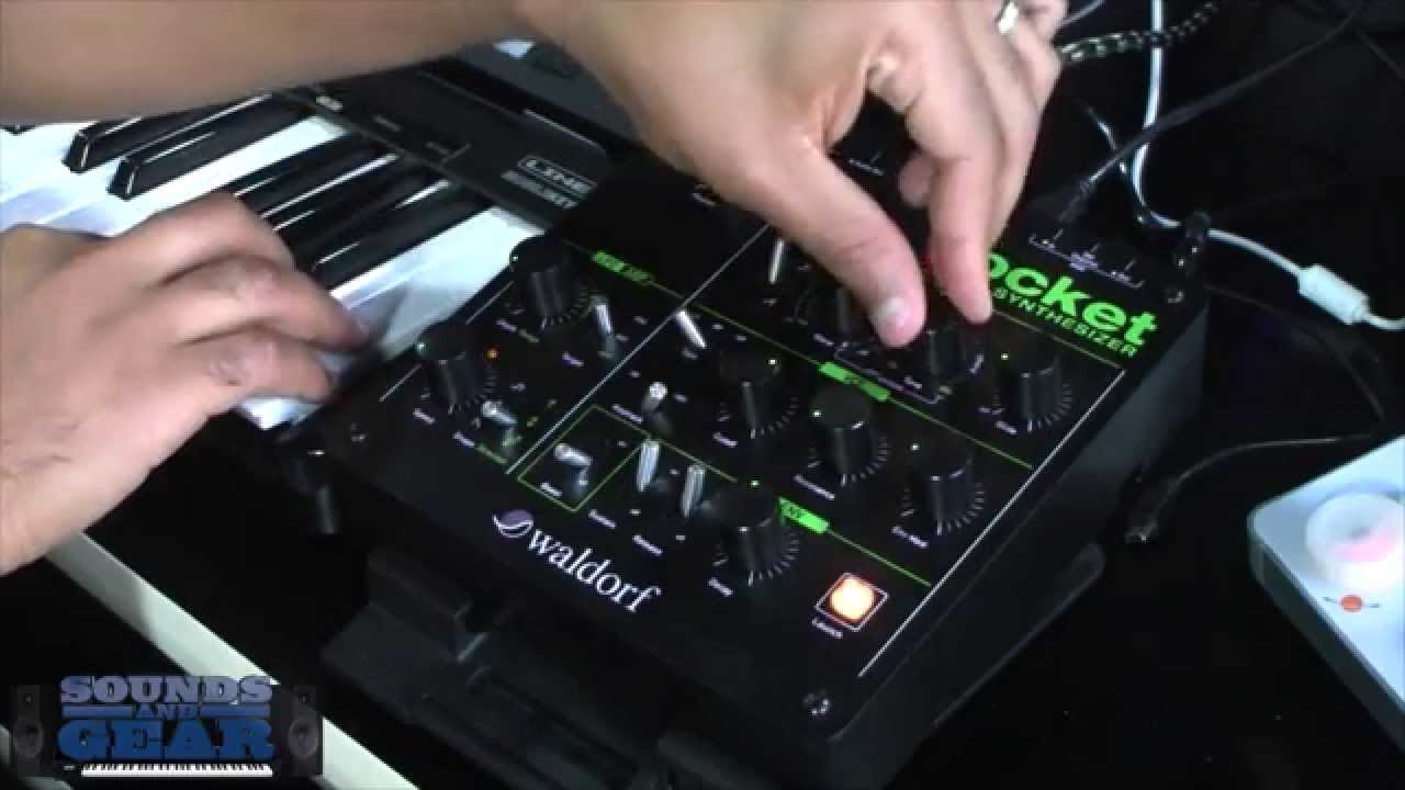Waldorf Rocket synthesizer demo and giveaway - SoundsAndGear.com